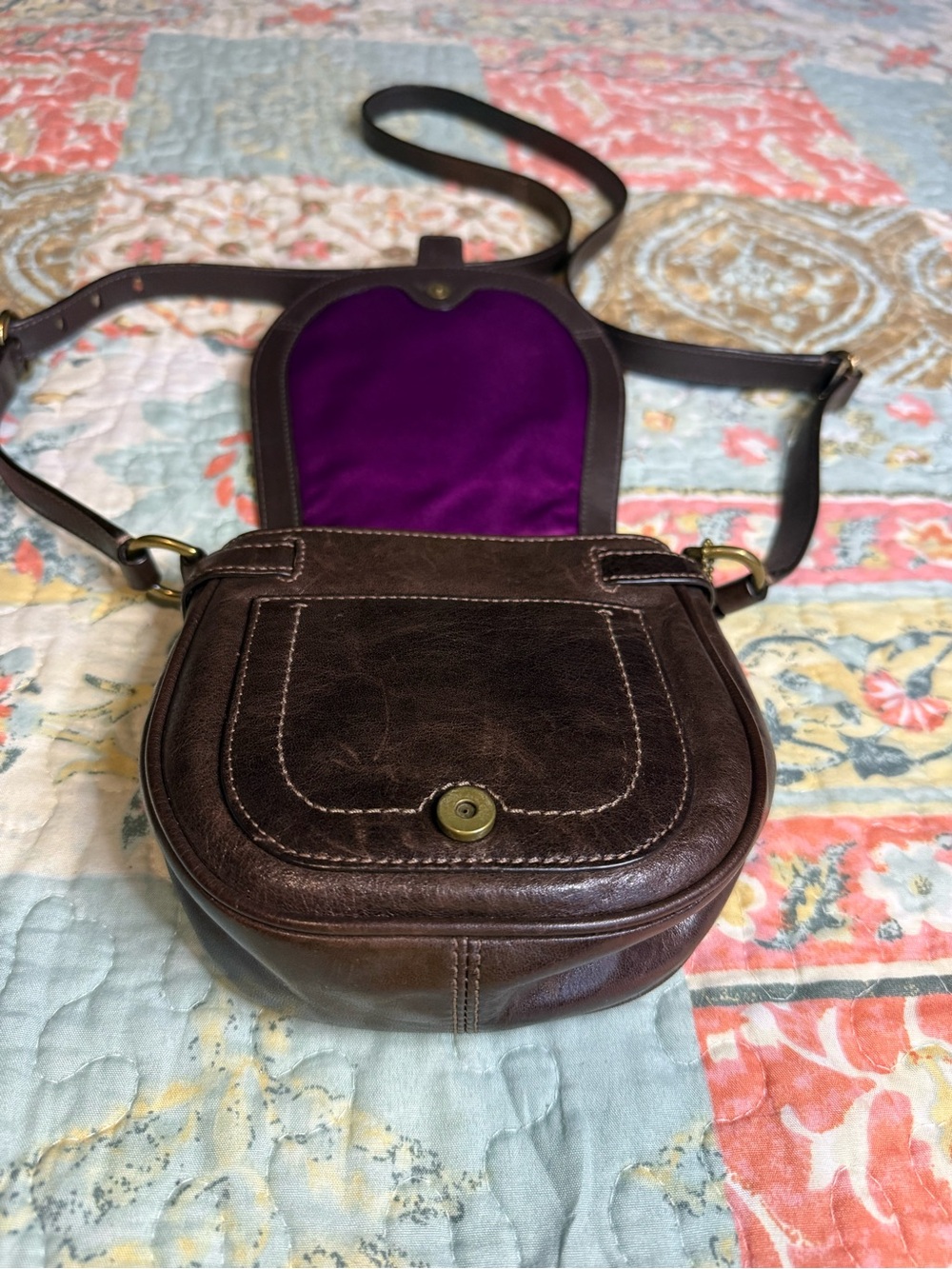 Coach Vintage Legacy Leather Garcia Mini Crossbody Bag Rare Boho - Picture 5 of 16